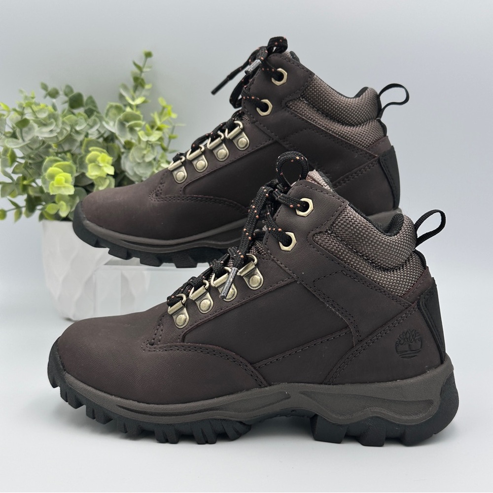 Timberland Kids Dark Brown Waterproof Hiking Boots